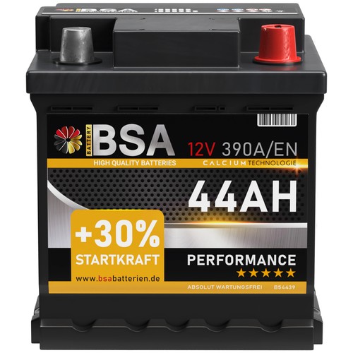 Bsa autobatterie 12v 44ah - 12v, 390a