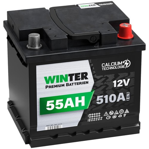 Autobatterie winter 12v 55ah - 12v,