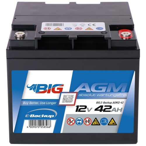 Big backup agm 12v 42ah - big, usv