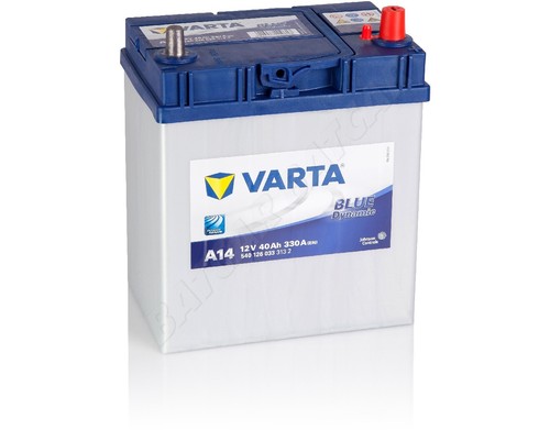 Varta 12v 40ah autobatterie - 12v,