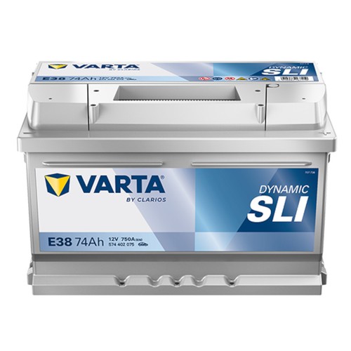 Varta e38 silver dynamic 74ah - dynamic,