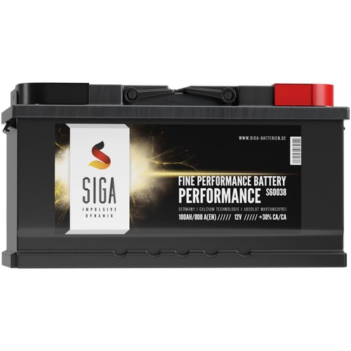 Siga autobatterie 100ah - autobatterie,