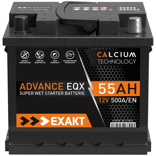Autobatterie 12v 55ah 500a - autobatterie, 500a/en